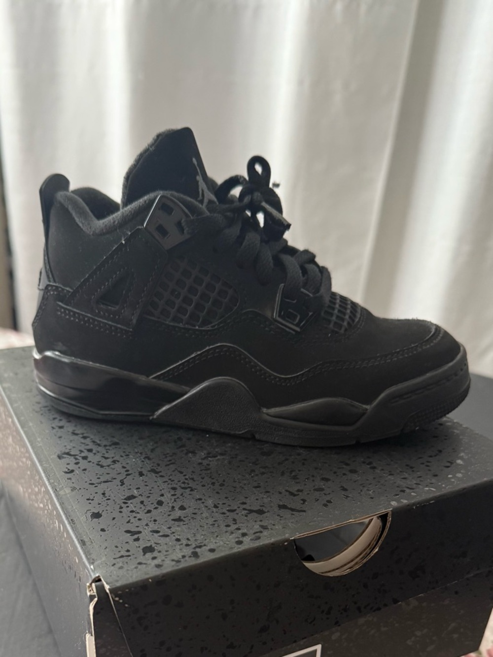 Air Jordan 4 Retro PS 'Black Cat' - Picture 2 of 2